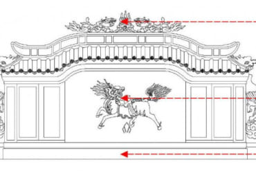 Kiến trúc bình phong trong nhà vườn truyền thống