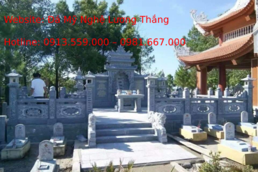 Thiết kế lăng mộ đá nhà thờ họ bền đẹp với thời gian