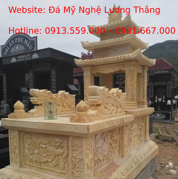 Thi công các khu lăng mộ bằng đá