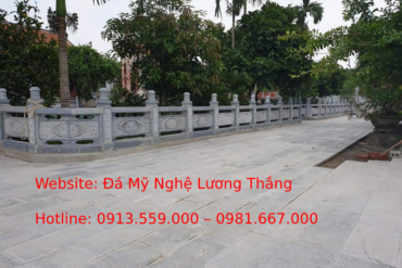 Chế tác Lan can bằng đá cho khu lăng mộ dòng họ